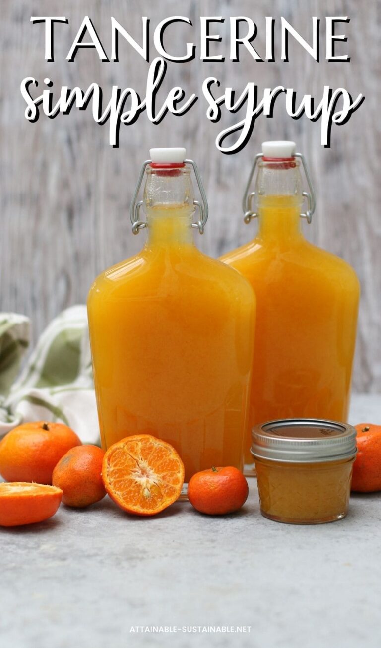 Make this Easy and Delicious Tangerine Syrup!