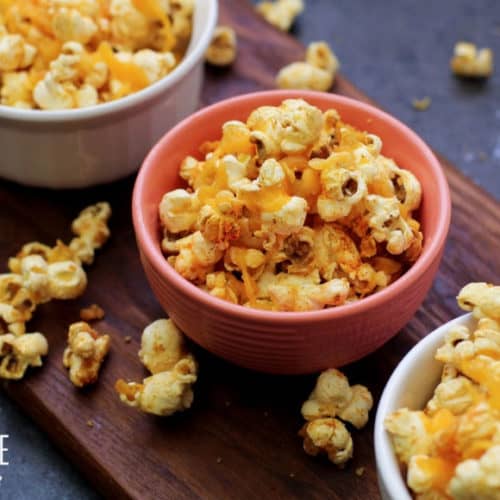 Smoky Cheddar Popcorn Snacks for Busy Families