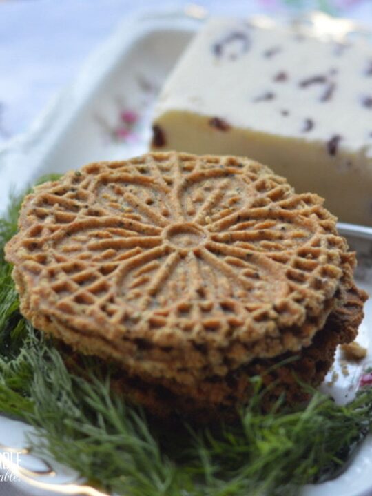 Savory Pizzelles (Pizzelle Salate) – Recipes – Tina's Table