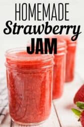 Easy (Lower Sugar) Strawberry Jam Recipe for Canning