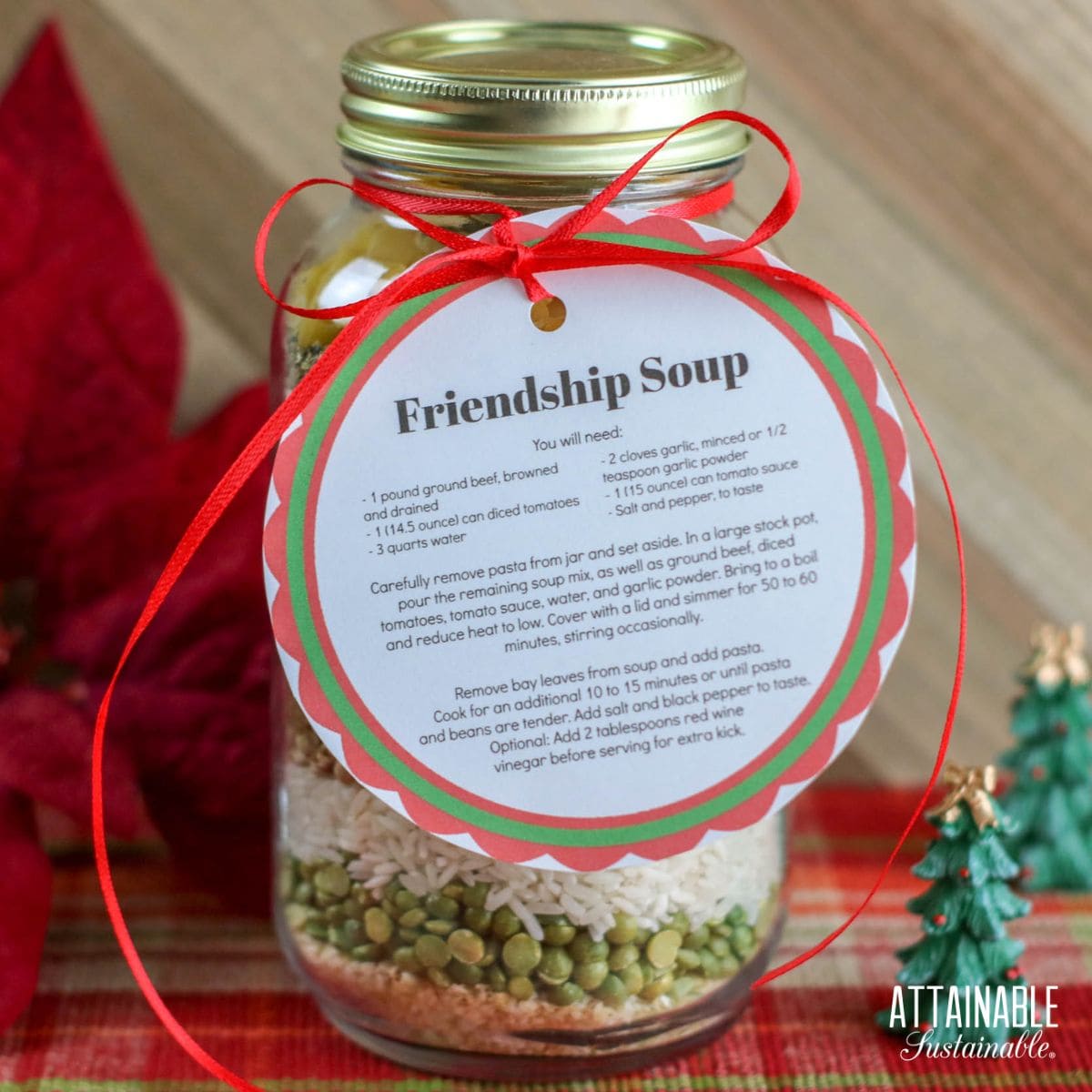 Soup in a Jar - with easy instructions for gifting!