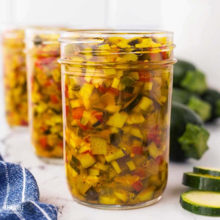 Zucchini Relish Recipe for a Tasty Burger Topping - Attainable Sustainable