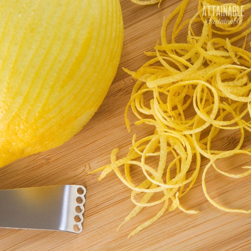 How To Zest A Lemon Attainable Sustainable   Lemon Zest 2 1024x1024 