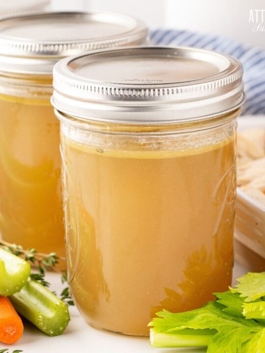 Canning chicken broth made in the Instant pot 