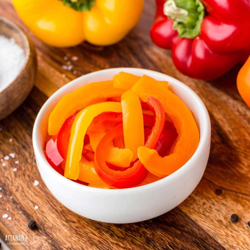 Easy Pickled Peppers Canning Recipe - Attainable Sustainable®