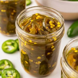 Candied Jalapenos (Water Bath Canning Recipe)